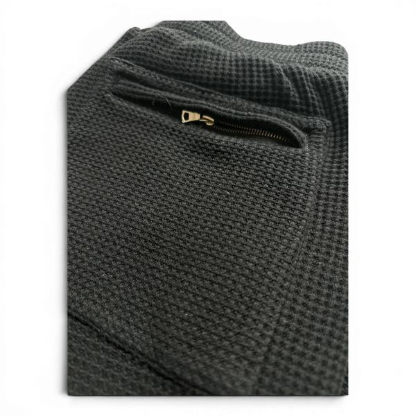 PROPPA WAFFLE PANT [BLACK]