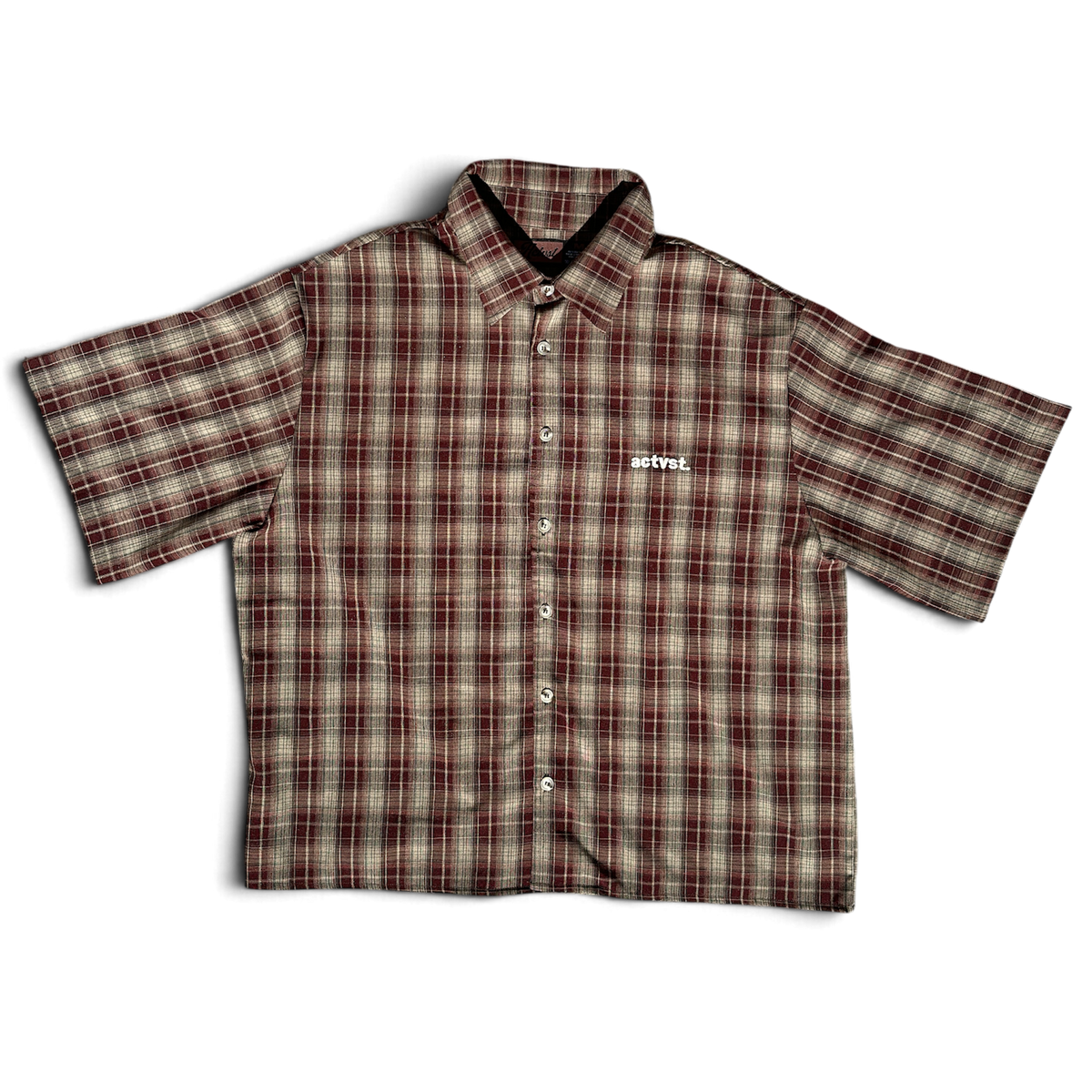 PLADD SHIRT CRIMSON