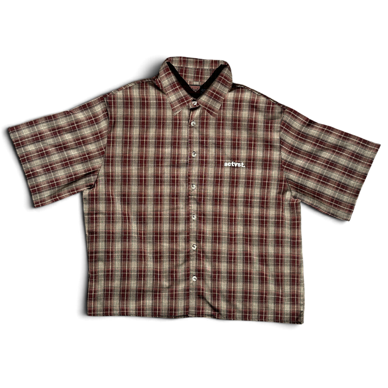PLADD SHIRT CRIMSON