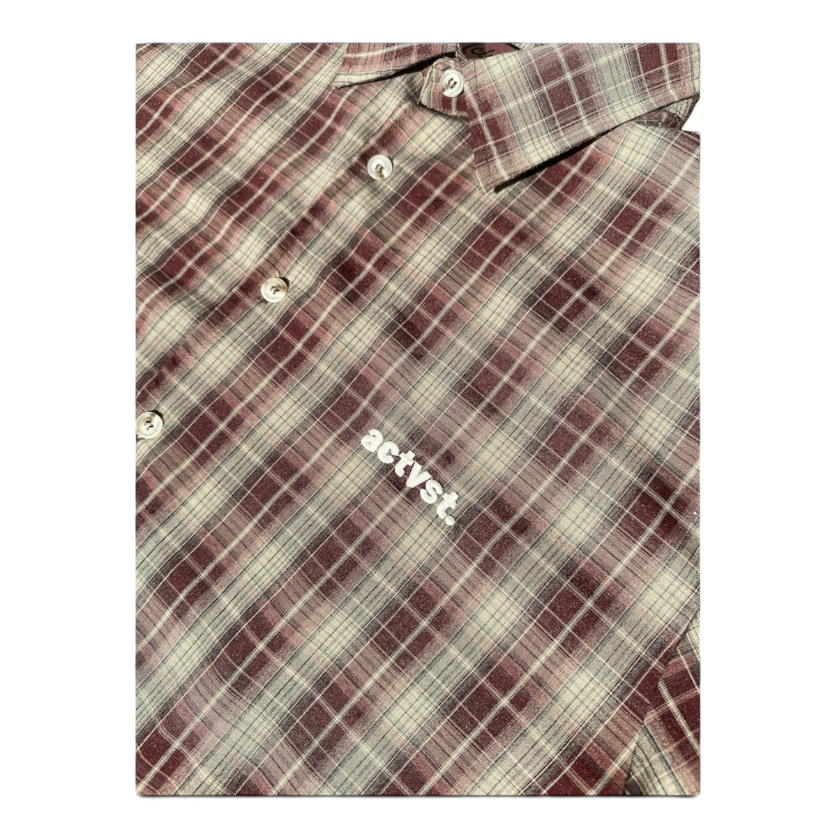 PLADD SHIRT CRIMSON